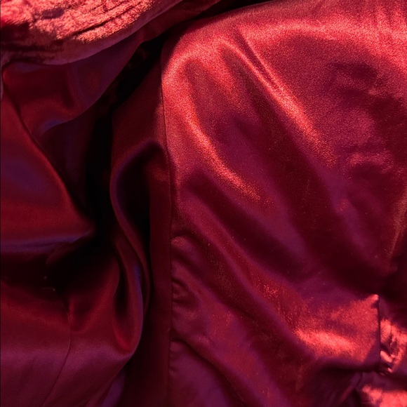 Lane Bryant Velvet Red Women's Blazer Jacket - Picture 7 of 7